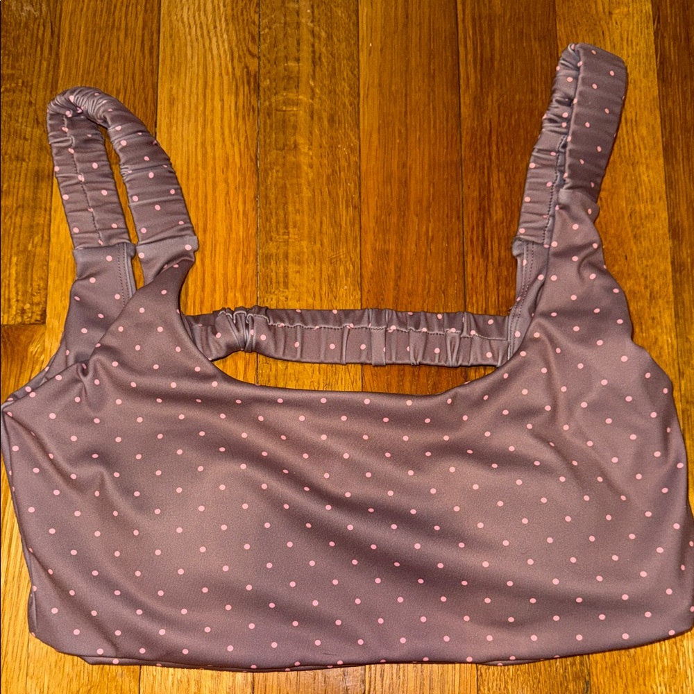 As Revival Polka Dot Sports Bra Size Medium